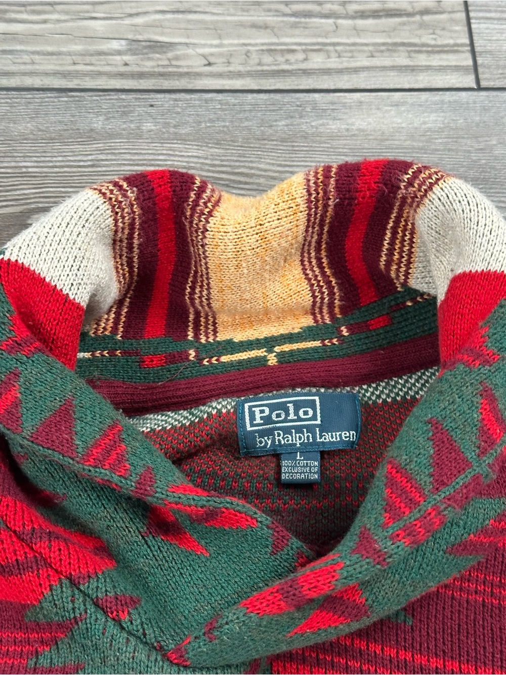 Polo Ralph Lauren Navajo Aztec Sweater - Picture 3 of 4